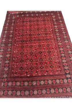 Caucasian Bokhara Handmade Afghan Carpet
