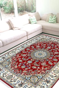 Chakra Kashan Woolen Carpet