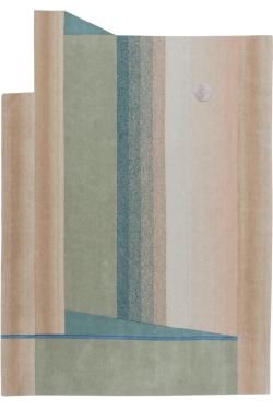Striped Stage Handmade Recycled Silk Carpet