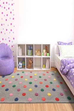 Dots Kids Handknotted Rug