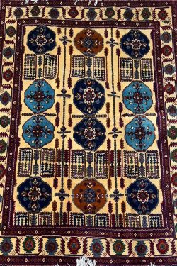 Speigel Pattern Afghani Handmade Carpet