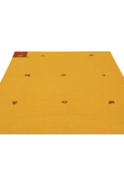 Yellow Magic Woolen Dhurrie