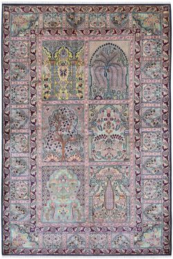 Panel Mirror Handmade Carpet 