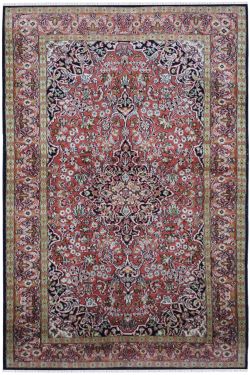 Bagh Gulabh Handmade Silk Carpet