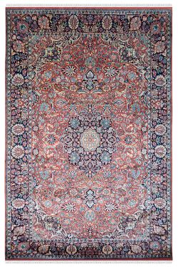 Red Queen Beautiful Silk Area Rug