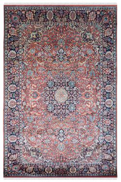 Red Queen Beautiful Silk Area Rug