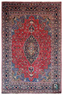 kashmir Kashan Kali Pure Persian Wool Carpet