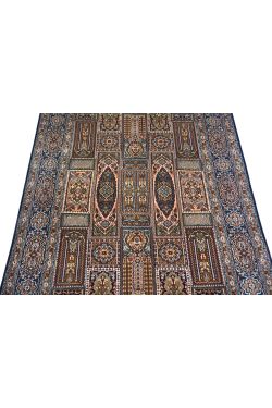 Mid Panel Hamadan Silk Area Rug