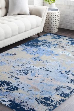 Cloudy Sky Handknotted Modern Carpet