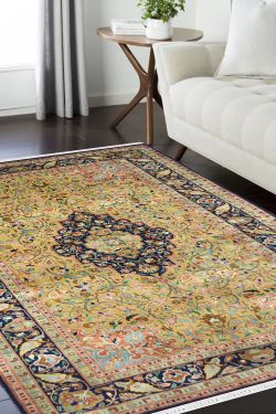 Kaala Sona Kashan Handmade Silk Carpet