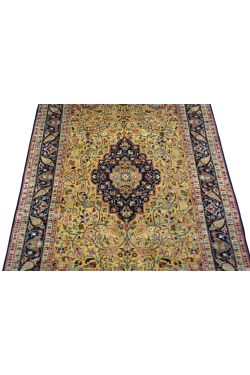 Kaala Sona Kashan Handmade Silk Carpet