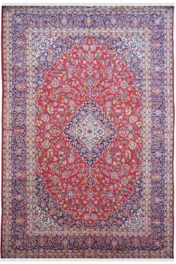 Floral Kashan Woolen Rug