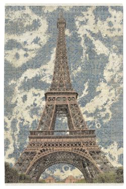 Eiffel Tower Handmade Woolen Carpet