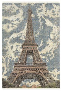 Eiffel Tower Handmade Woolen Carpet