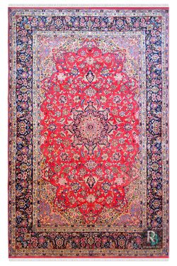 Laal Nain Kashan Wool Area Rug