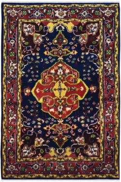 Oval Bagh Traditional Wool Area Rug