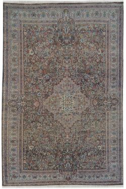 Beige Persian Handknotted Wool Carpet 