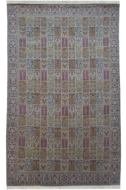 Multi-Color Hamadan Kashmir Carpet