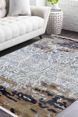 East meets West Handknotted Modern Carpet