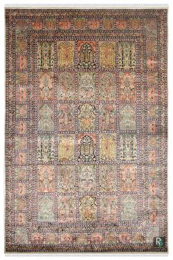 Dibbi Hamadan Silk Handknotted Rug