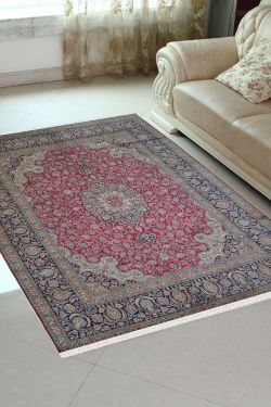 Rouge Russian Red Pure Silk Rug