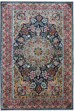 Ivory Mahal Kashan Handknotted Silk Carpet