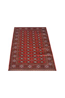Indian Bukhara Afghan Area Rug