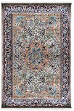 Bunch of flower bud Handknotted Silk Area Rug