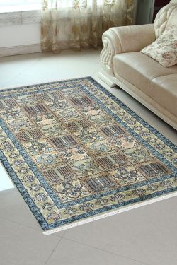 Jaali Wisdom Handmade Silk carpet
