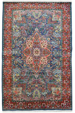 Kashmir Fine Area Kashan Medallion Rug