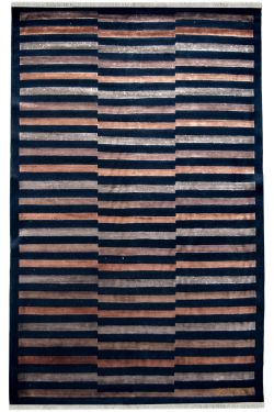 Pin striped Wall Modern Rug