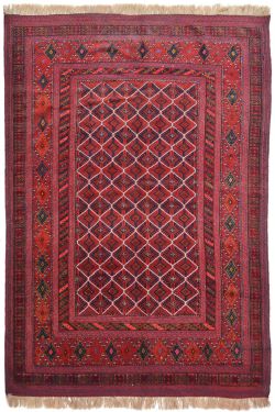 Rustic Goz Classic Flat-Woven Kilim Area Rug