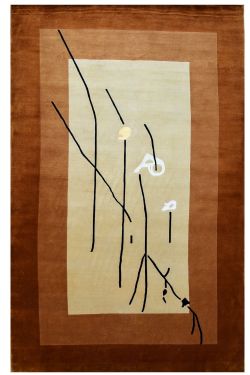 Kyoto Cream Wool Area Rug