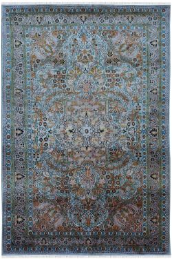 Greenery Guldasta Silk Area Rug