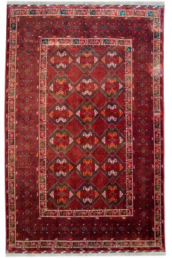 Afghan Dastur Brown Medium Rug