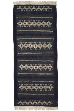 Amulet Stripe Traditional Kilim Area Rug