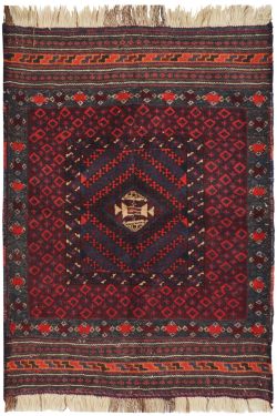 Suzani Kilim Flat-Woven Area Rug