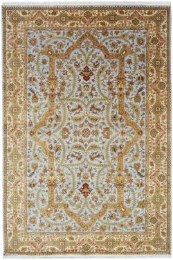 Lilihaan Handknotted Wool Area Rug 