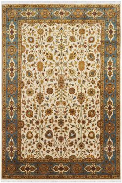 Wool Turkish Handknotted Area Rug