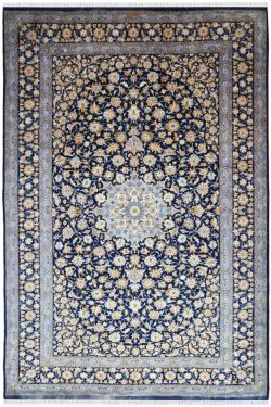 Persian Kashan handknotted Wool Area Rug