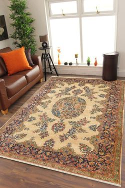 Floral Vintage Afghan Carpet