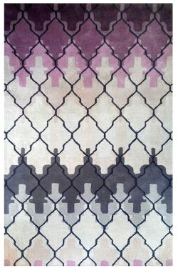 Purple haze Beautiful Modern Hand-tufted Rug