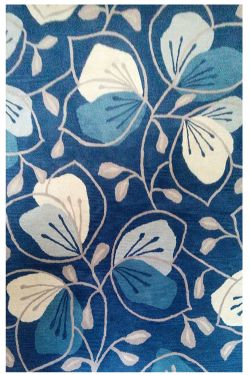 Fresh Water Lilies Beautiful Hand-tufted Rug