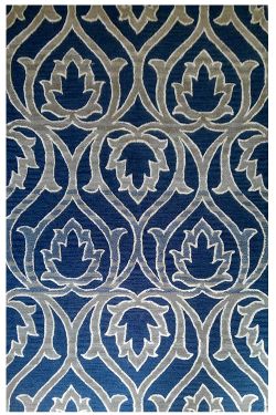 Lotus Motifs Beautiful Handmade Handtufted Carpet