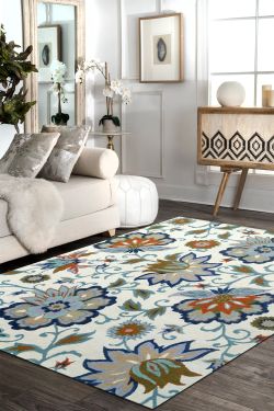 Flora and Faune Wool Handtufted Area Rug