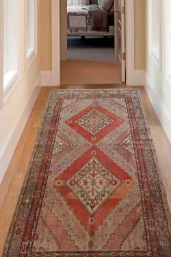 Traditional Jewel Vintage Handknotted Handwashable Runner