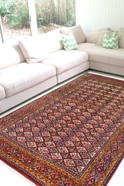 Machey Bokhara Woolen Area Rug