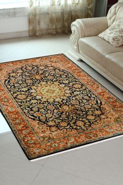 Mor Daali Kashan Silk Carpet