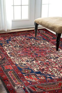 Multi Caucasian Afghan Rug