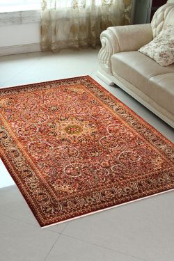 Nain Chakra Kashan Silk Area Rug